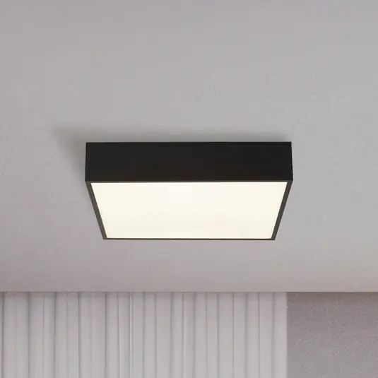 LED stropní svítidlo do koupelny Zeus, černé, délka 30 cm, kovové Oblíbený