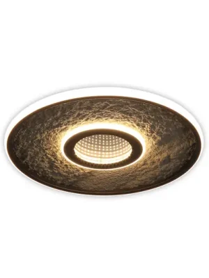 Vysoce Kvalitní LED stropní svítidlo Lumadisc, černé, Ø 41 cm, kov/silikon