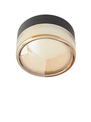 Cenová Bomba LOOM DESIGN LED stropní svítidlo Otto Convex, jantarová, IP65
