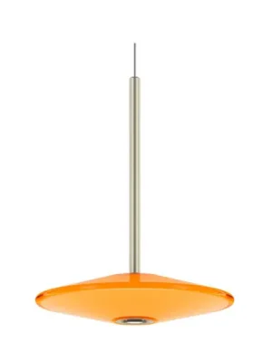 LOOM DESIGN LED závěsné světlo Solene, oranžové, sklo, Ø 20 cm Horká Nabídka