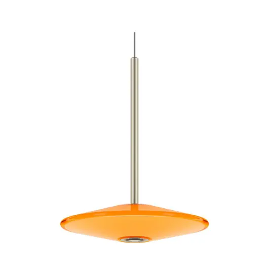 LOOM DESIGN LED závěsné světlo Solene, oranžové, sklo, Ø 20 cm Horká Nabídka