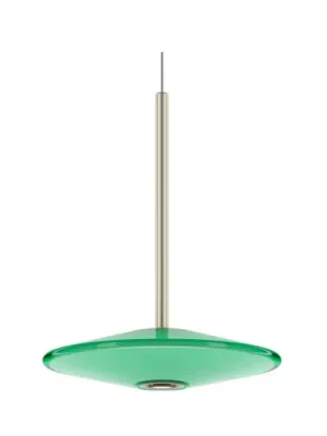 LOOM DESIGN LED závěsné světlo Solene, zelené, sklo, Ø 20 cm Tovární Cena