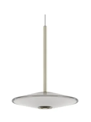 Sezónní Sleva LOOM DESIGN LED závěsné světlo Solene, bílé, sklo, Ø 20 cm