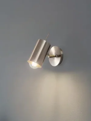 Rychlé Dodání Nástěnné světlo Kem, mosaz, kov, výška 23 cm, E27