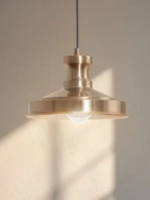 Nejlepší Volba Závěsné světlo Berceste, zlatá, kov, Ø 22 cm, E27