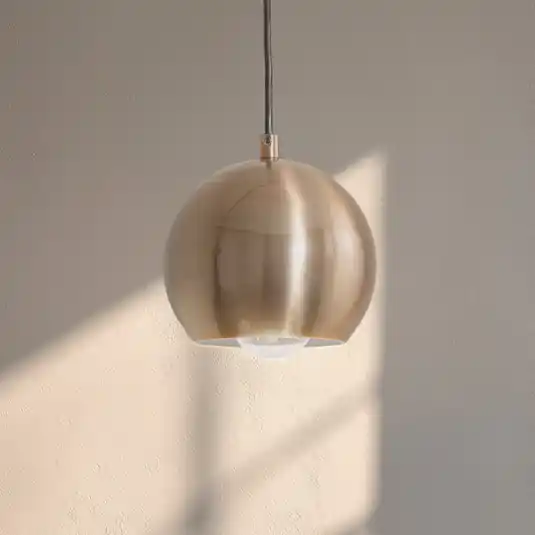 Omezená Nabídka Závěsné světlo Berceste 9201, Ø 15 cm, zlaté, železo, E27