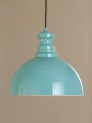 Závěsné světlo Kure, tyrkysové, kov, Ø 40 cm E27 Nejlepší Cena