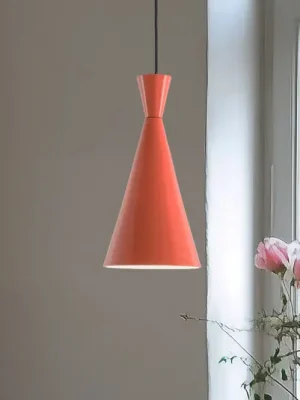 Pouze Dnes Závěsné světlo Tom, oranžové, kov, Ø 19 cm, E27