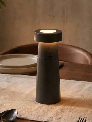 Poslední Šance Lucande LED pepřenka Pepper, tmavě šedá, akumulátor, IP44
