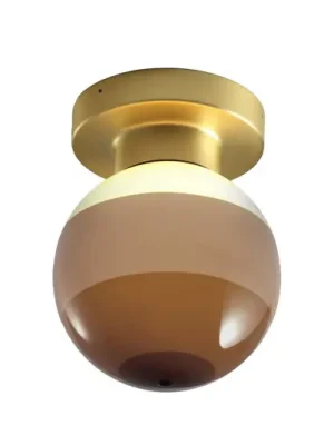 MARSET LED nástěnné světlo Dipping Light A2, hnědá/mosazná Vrácení Zdarma
