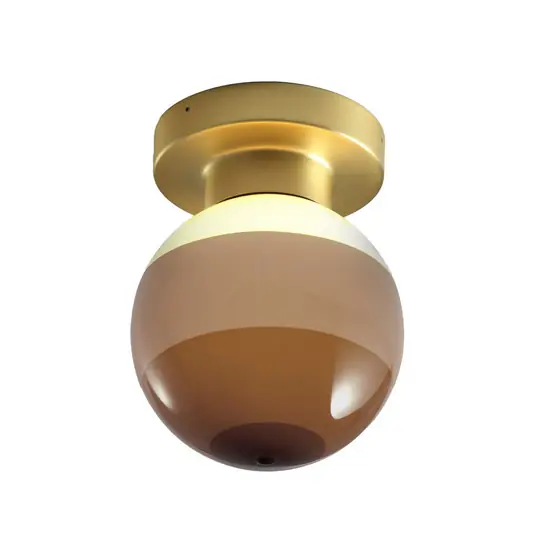 MARSET LED nástěnné světlo Dipping Light A2, hnědá/mosazná Vrácení Zdarma