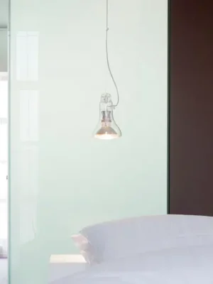 Závěsné světlo MARSET Atlas, 3 000 K, Ø 11 cm, průhledné Nejlepší Cena