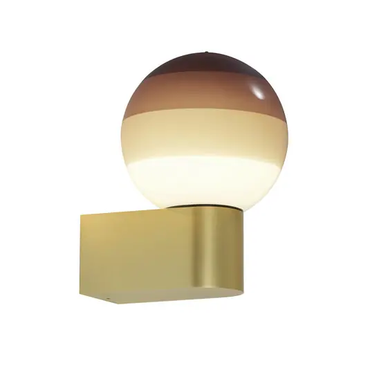 Nakupujte Hned MARSET LED nástěnné světlo Dipping Light A1, hnědá/mosazná