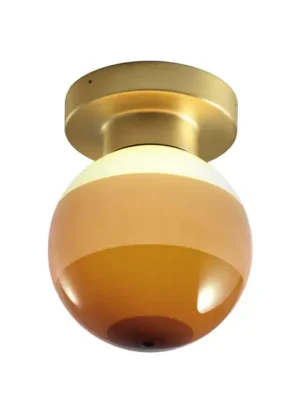 Tovární Cena MARSET LED nástěnné světlo Dipping Light A2, krémová/mosazná