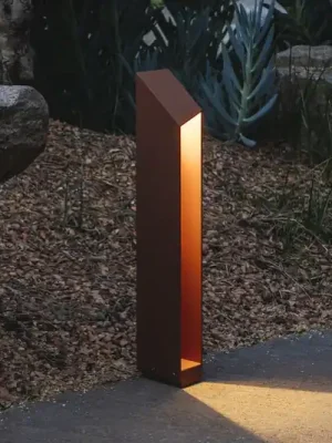 Odeslání Ihned MARSET LED stojací lampa Domus výška 55 cm barva rezavá hliník