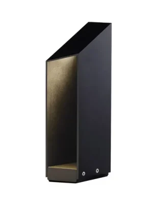 MARSET LED stojací lampa Domus, výška 37 cm, černá, hliník Jen Po Omezenou Doba