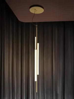 MARSET LED závěsné světlo Ambrosia 130 s plug-in 3000K zlatá barva Odeslání Ihned