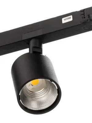 Vysoce Kvalitní Ivela LED kolejnicový reflektor Perfetto Puro 3fázový černý 930