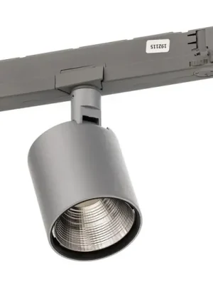 Ivela LED kolejnicový reflektor Perfetto Puro, 3fázový stříbrný 930 Oblíbený