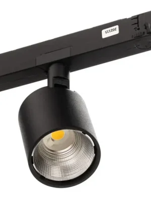 Značkový Ivela LED kolejnicový reflektor Perfetto Puro 3fázový černý 940