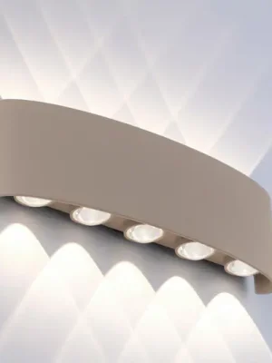 Akční Nabídka Paul Neuhaus LED venkovní nástěnné svítidlo Carlo, 27 cm, písková barva