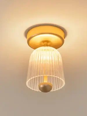 Cenově Výhodný Nuura LED stropní svítidlo Asteea, Ø 12 cm, mosazná barva/čirá
