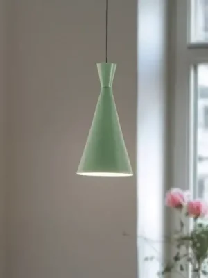 Závěsné světlo Tom, mátově zelené, kov, Ø 19 cm, E27 Akční Cena