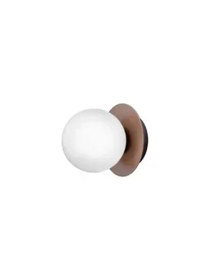 Nejlepší Volba Nuura Liila 1 nástěnné/stropní světlo, Ø 14 cm IP44, bronzová/opálová