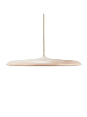 Značkový Závěsné LED světlo Artist, Ø 40 cm, prachově růžové, kov