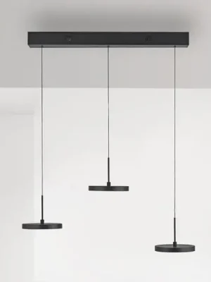 JUST LIGHT. LED závěsné světlo Plata, černé, 3-ramenné, 3 000 K Ihned K Objednání