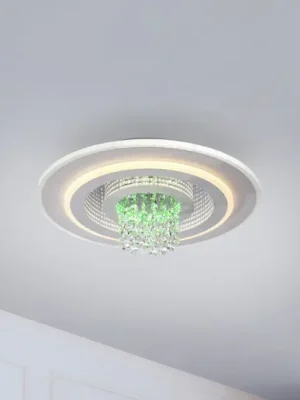 JUST LIGHT. LED stropní svítidlo Tolago RGB, CCT, bílé, dálkové ovládání Levný