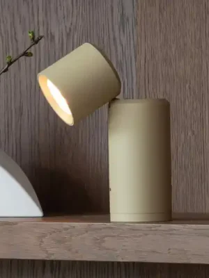 It‘s about RoMi LED stolní lampa na baterie Milan, béžová, 19 cm Akce