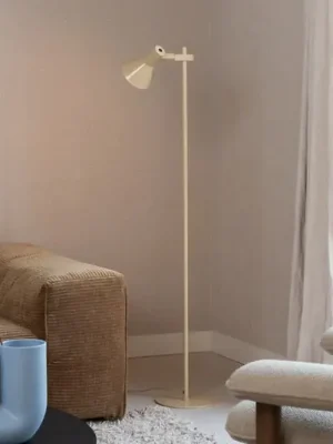 It‘s about RoMi stojací lampa Stavanger, béžová, výška 146 cm Aktuální