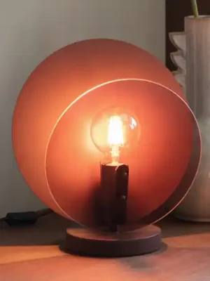 Ihned K Objednání It‘s about RoMi stolní lampa Toledo, hnědá, výška 33 cm