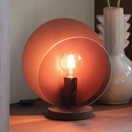 Ihned K Objednání It‘s about RoMi stolní lampa Toledo, hnědá, výška 33 cm