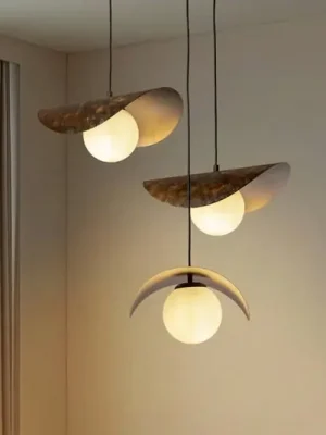 Sezónní Sleva Závěsné světlo Vatoz, 3 žárovky, černé, Ø 50 cm, kov