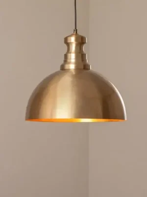 Odeslání Ihned Závěsné světlo Berceste, zlatá, kov, Ø 40 cm, E27