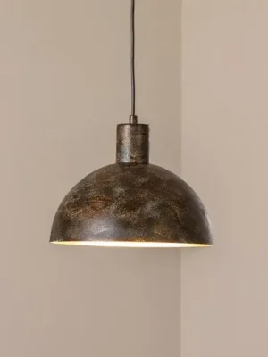 Nejlepší Cena Závěsné světlo Kure, černohnědé, kov, Ø 30 cm, E27