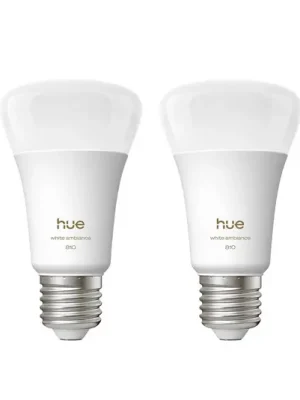 Philips Hue White Ambiance Smart E27 LED, 6 W, 810 lm, CCT, balení po 2 ks Objednat Nyní