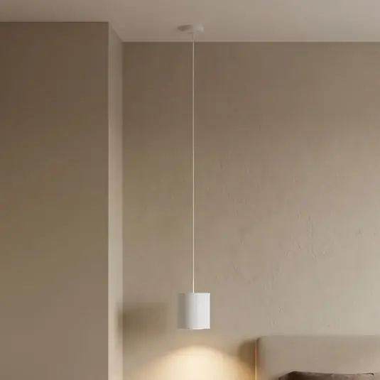 Novinka Závěsné světlo Point Duo, bílé, ocel, Ø 13 cm, GU10