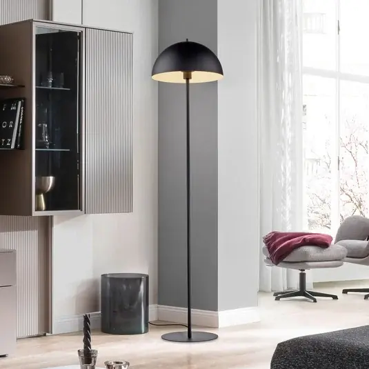 Koupit Online Schöner Wohnen Stojací lampa Ali, černá, železo, E27