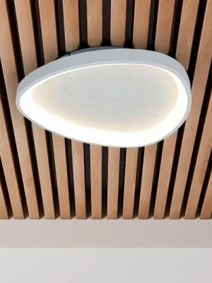 LED stropní svítidlo Argesa, Ø 42 cm, bílé, CCT, dálkové ovládání Jen Po Omezenou Doba