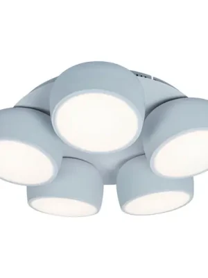 LED stropní svítidlo Eliora, 5ramenné, bílé, CCT, dálkové ovládání Akce