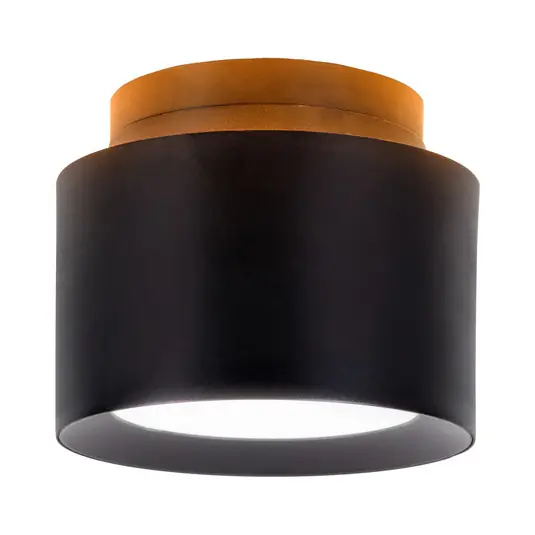 Top Prodej LED stropní bodové osvětlení Trimes, Ø 11,5 cm, černé, CCT, step-dim