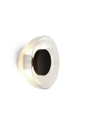 MARSET LED nástěnné světlo Aura, Ø 18 cm, zapnuto/vypnuto, průsvitné Speciální Cena