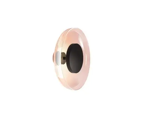 Originální MARSET LED nástěnné světlo Aura Plus Ø 25 cm on/off měděná barva