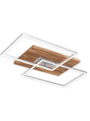 Horká Nabídka LED stropní svítidlo Atacama S, dub/kov, dřevo