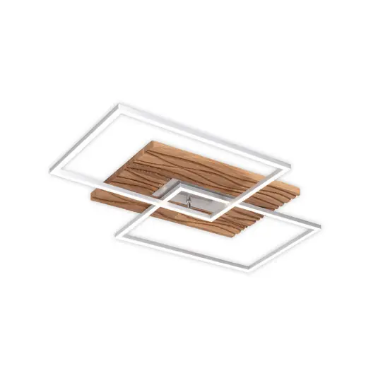 Horká Nabídka LED stropní svítidlo Atacama S, dub/kov, dřevo