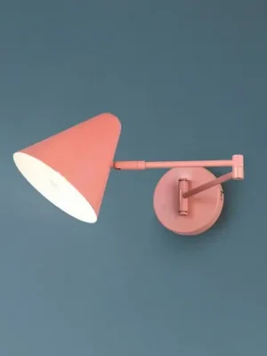 Nástěnné světlo Cosima, meruňková, výška 54 cm, kov Omezená Nabídka