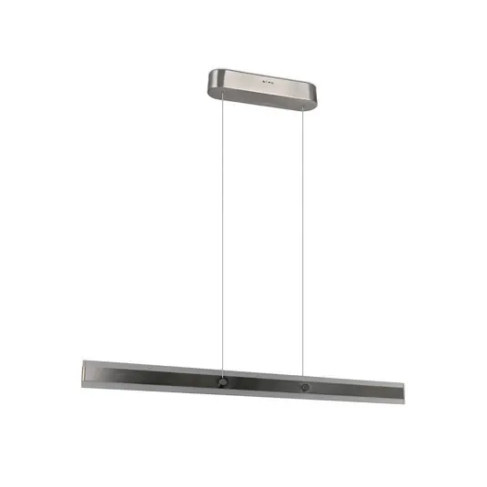 Závěsné LED světlo Arcola, niklová barva, délka 115 cm CCT 2-flg. Nízká Cena